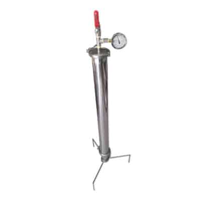 Tubo de Extração BHO Pressurizado em Aço Inox